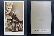 Mayall, London, Queen Victoria Vintage CDV Albumen Print. CDV, albumi print picture