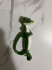 Geico Gecko Keychain Green Standing Figure Promo Insurance Company Clip Plastic picture