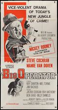 BIG OPERATOR Mickey Rooney ORIGINAL 1959 3-SHEET Movie Poster 41 x 81 picture