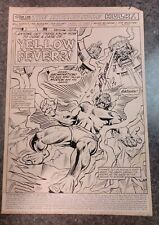Incredible Hulk 288 SPLASH PAGE pg 1 ORIGINAL ART signed sal BUSCEMA 1983 picture