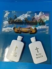 Religious Empty Christian Holy Water Bottles 3 for 1 picture