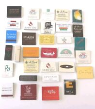 Matchbook Collection Lot 31 New York City NYC Restaurants VTG Modern Advertising picture