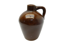 Vintage Used Glazed Stoneware Roycroft Pottery Little Brown Jug East Aurora NY picture