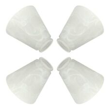 Pack Of 4 Alabaster Transitional Style Shade Transitional Style Replacement Glas picture