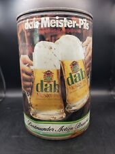 Vintage Dab Meister Pils Beer Can Mini Keg Empty 4 Liter picture