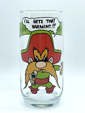 Vintage Arbys Looney Tunes Yosemite Sam Collector Glass 1966 picture