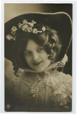 c 1910 Children Child PRETTY LITTLE GIRL photo postcard picture