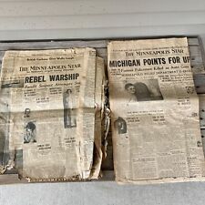 Lot 2 Vintage The Minneapolis Star Newspapers 1936 & 1937 picture
