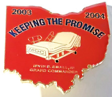 VFW Ohio 2003-2004 KEEPING THE PROMISE Irvin B. Smalls III Jacket Pin (061523) picture
