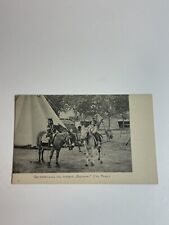 Native Americana Full Blood CHEROKEE INDIAN Children On Horses Postcard picture