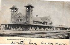 Vintage Postcard- Grand Trunk Depot, Battle Creek, MI picture