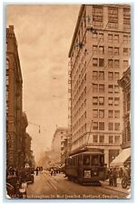 1915 Washington St West 3rd Streetcar Exterior Building Portland Oregon Postcard picture
