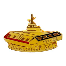 Vintage Vancouver Sea Bus Lapel Hat Pin Canada Travel Souvenir Gift picture