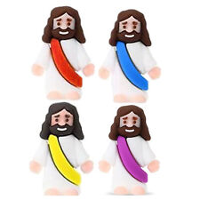 24pcs Mini Jesus Figurines Bulk Easter Jesus Toys Resin Religious Party Favors picture
