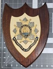 1960s British Army Bedfordshire & Hertfordshire Regiment Wall Plaque SCARCE picture