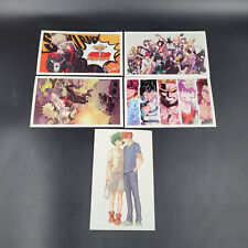 My Hero Academia Collectible Postcard Lot of 5 picture