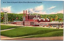 Postcard VA Martinsville Dupont's Nylon Plant picture