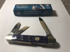 FROST KNIFE GENUINE JIGGED BONE HANDLES 2 BLADE WHITTLER KNIVES HUNTING picture