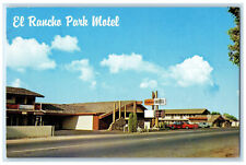 1973 El Rancho Park Motel Hanford California CA Vintage Posted Postcard picture