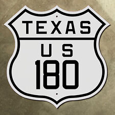 Texas US highway 180 El Paso Snyder Fort Worth route shield 1926 road sign 16x16 picture