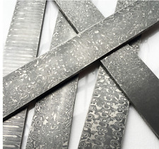 Damascus Steel DIY Knife Making Material Steel Knife Blade Blanks, Heat Treated picture