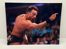 LA Knight WWE Blue Signed Autographed Photo Authentic 8X10 COA picture