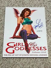 JOSEPH MICHAEL LINSNER Signed GIRLS & GODDESSES VOLUME ONE Pin-Up Art picture
