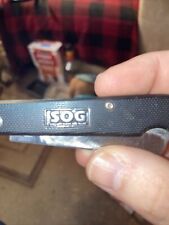Vintage SOG Specialty Knives SOG Contractor II Folding Pocket Knife picture