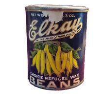 Vintage Elkay Beans Can Graphics Colorful picture