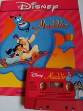Vintage Disney Aladdin Book And Cassette Tape 1992 Read And Sing Along picture