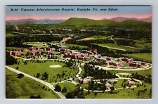 Roanoke VA-Virginia, Veterans Admin Hospital, Antique Vintage Souvenir Postcard picture