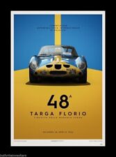 #3/1000 FERRARI 250 GTO #3445GT 1964 Targa Florio Poster Print LtdEd SOLD OUT picture