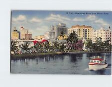 Postcard Downtown Miami from Miami River, Miami, Florida picture