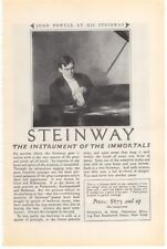 Steinway John Powell Steinway Instrument of the Immortals 1925 Vintage Ad picture