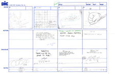 Sonic Underground Huge Hand-Drawn Production Storyboard 1999 from DIC Pg 28 picture
