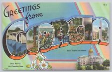 Georgia, Large Letter Greetings, Vintage Postcard picture