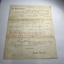 1863 Civil War Document  picture