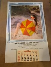 1972 Calendar Milwaukee Marine Supply Milwaukee WI Desert Beauty picture