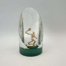 Vintage Canada Lucite Tennis Sculpture Paperweight picture