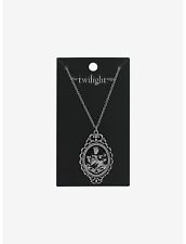 The Twilight Saga Cullen Crest Pendant Chain Ornate frame Necklace New SEALED picture