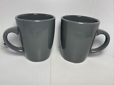 Lot of 2 Royal Norfolk Grey 12 Oz Coffee Tea Mug Cup Microwave Dishwasher Safe picture