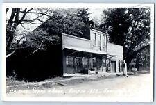 Bentonsport Iowa IA Postcard RPPC Photo Original Store & Bank Built 1852 Vintage picture