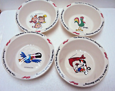 Vtg Kelloggs 1995 Cereal Bowls Set of 4 New Condition picture