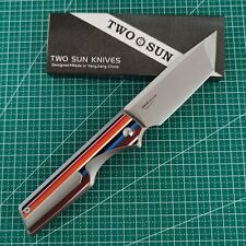 TWOSUN RIHE DESIGN Knives K110 G10 Titanium TS436-Sirocco picture
