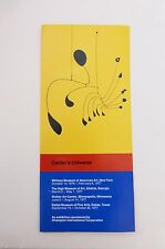 Vintage Alexander Calder Exhibition Brochure: 
