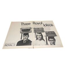 Vintage 1968 Royal Typewriter Print Ad 22.5” X 13.5” C..05 picture