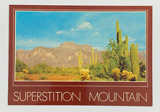 Superstition Mountain near Superior Arizona Postcard Unposted picture