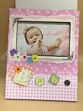 VERY CUTE HANDMADE PHOTO FRAME FOR BABY NWT picture