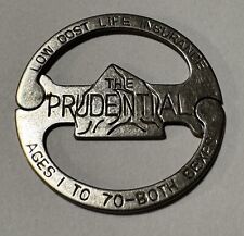 The Prudential Life Insurance Co. Round Key Ring Advertising Vintage Original picture