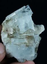 213 Ct Natural Terminated Aqua Blue color Aquamarine Crystal Bunch From Pakistan picture